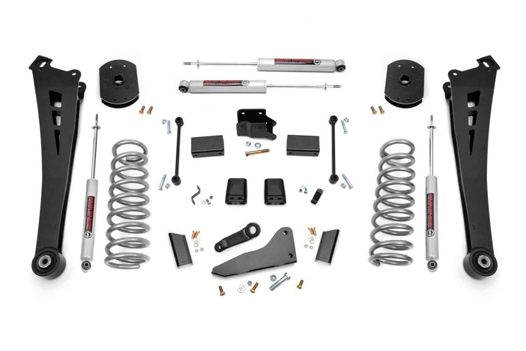 Rough Country 4.5 Inch Lift Kit Gas Powerwagon Ram 2500 4WD (2014-2018)
