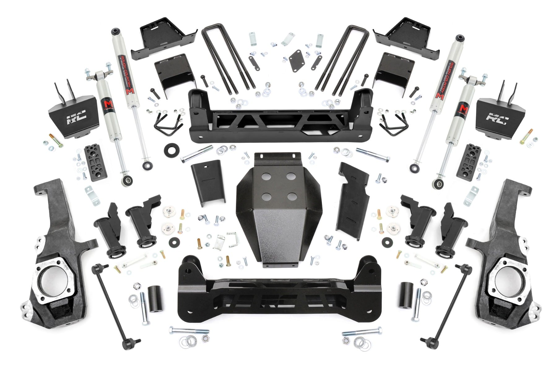 Rough Country 7 Inch Lift Kit Torsion Drop M1 Chevy/GMC 2500HD/3500HD (20-26)