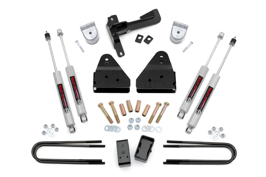 Rough Country 3 Inch Lift Kit FR Spacer Ford F-250/F-350 Super Duty 4WD (2008-2010)
