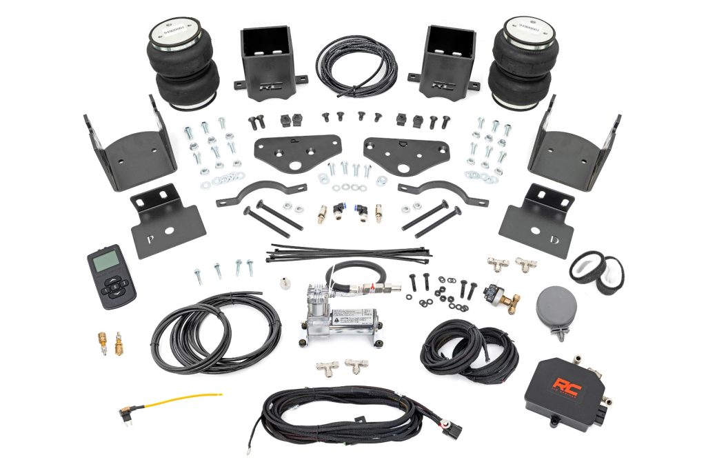 Rough Country Air Spring Kit w/compressor Wireless Controller Ford F-250/F-350 Super Duty (17-22)