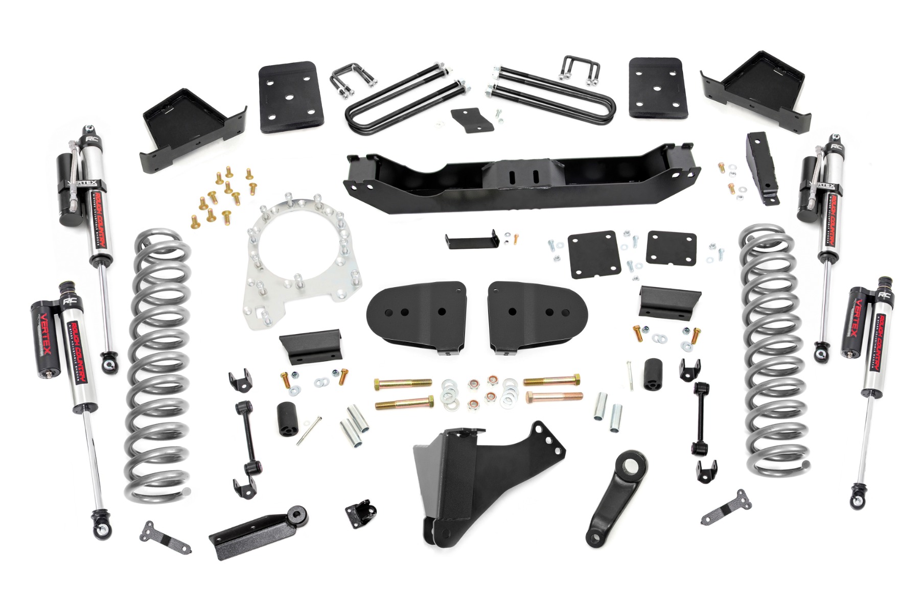 Rough Country 6 Inch Lift Kit Diesel No OVLD Vertex Ford F-250/F-350 Super Duty (23-26)