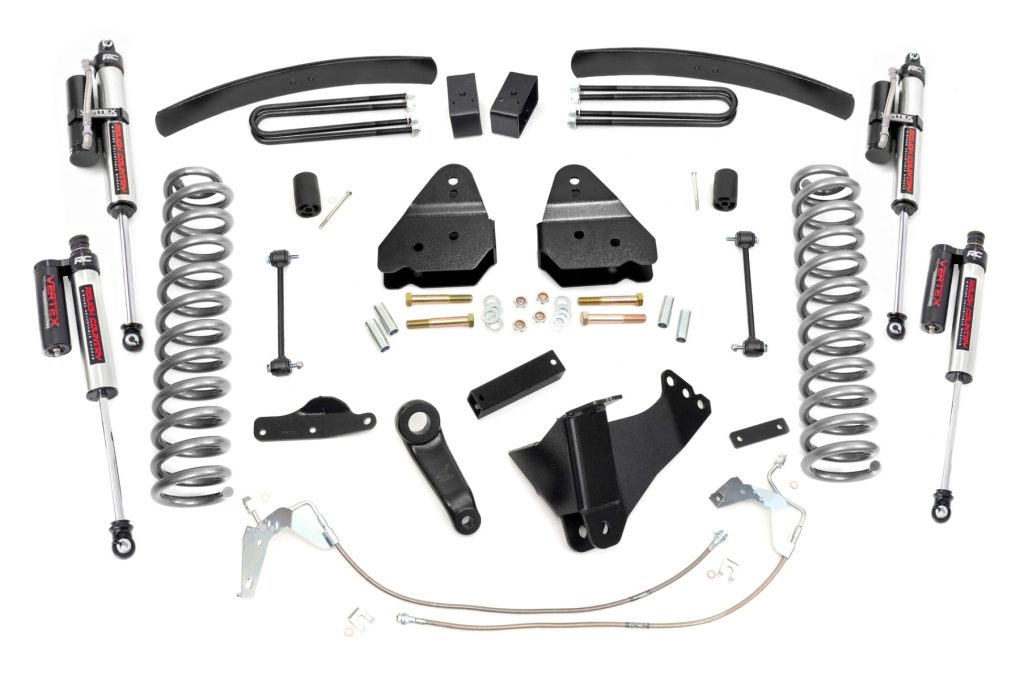 Rough Country 4.5 Inch Lift Kit W/O Overloads Vertex Ford F-250/F-350 Super Duty (08-10)