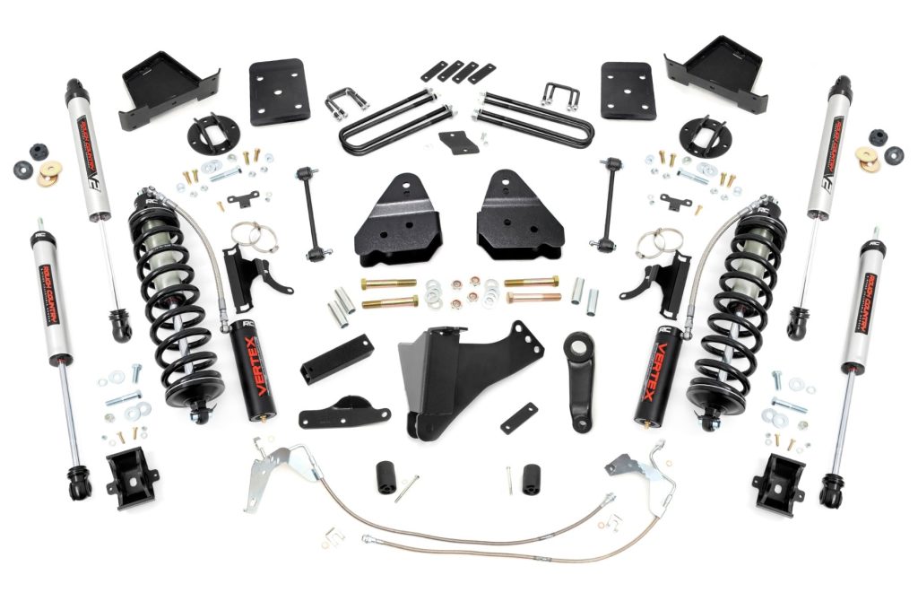 Rough Country 4.5 Inch Lift Kit W/O Overloads C/O V2 Ford F-250/F-350 Super Duty (08-10)