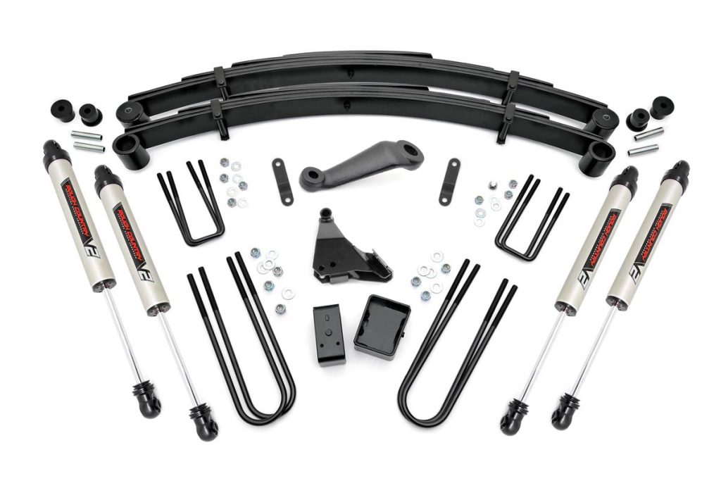 Rough Country 6 Inch Lift Kit Rear Blocks V2 Ford F-250/F-350 Super Duty 4WD (99-04)