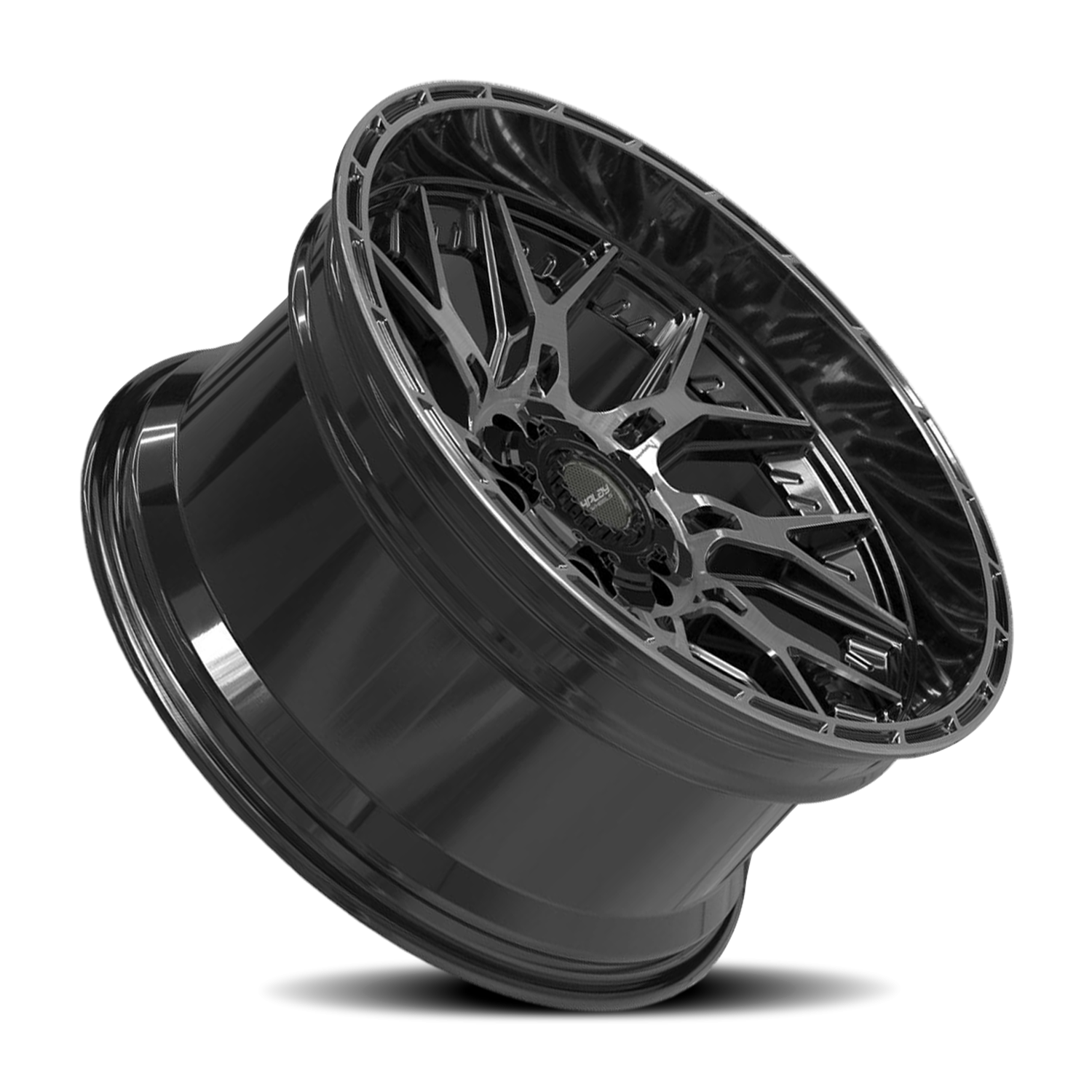 4PLAY 4PL28 20x10 6x135 -18 Black - Image 2