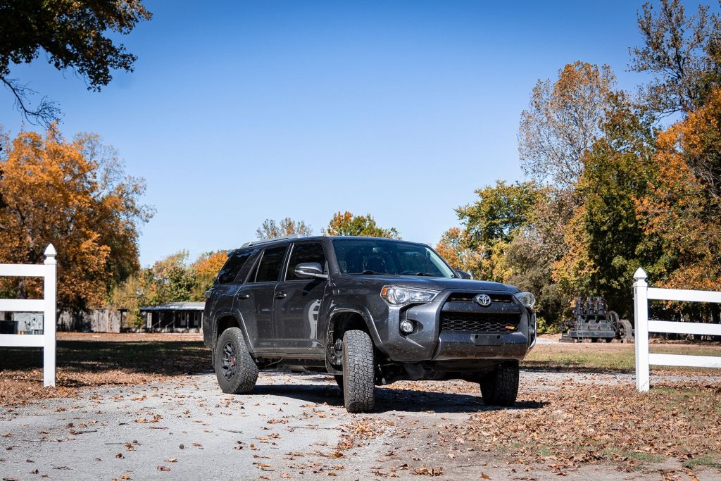 Rough Country 2 Inch Lift Kit X-REAS Red Spacers Toyota 4Runner 2WD/4WD (2010-2024)