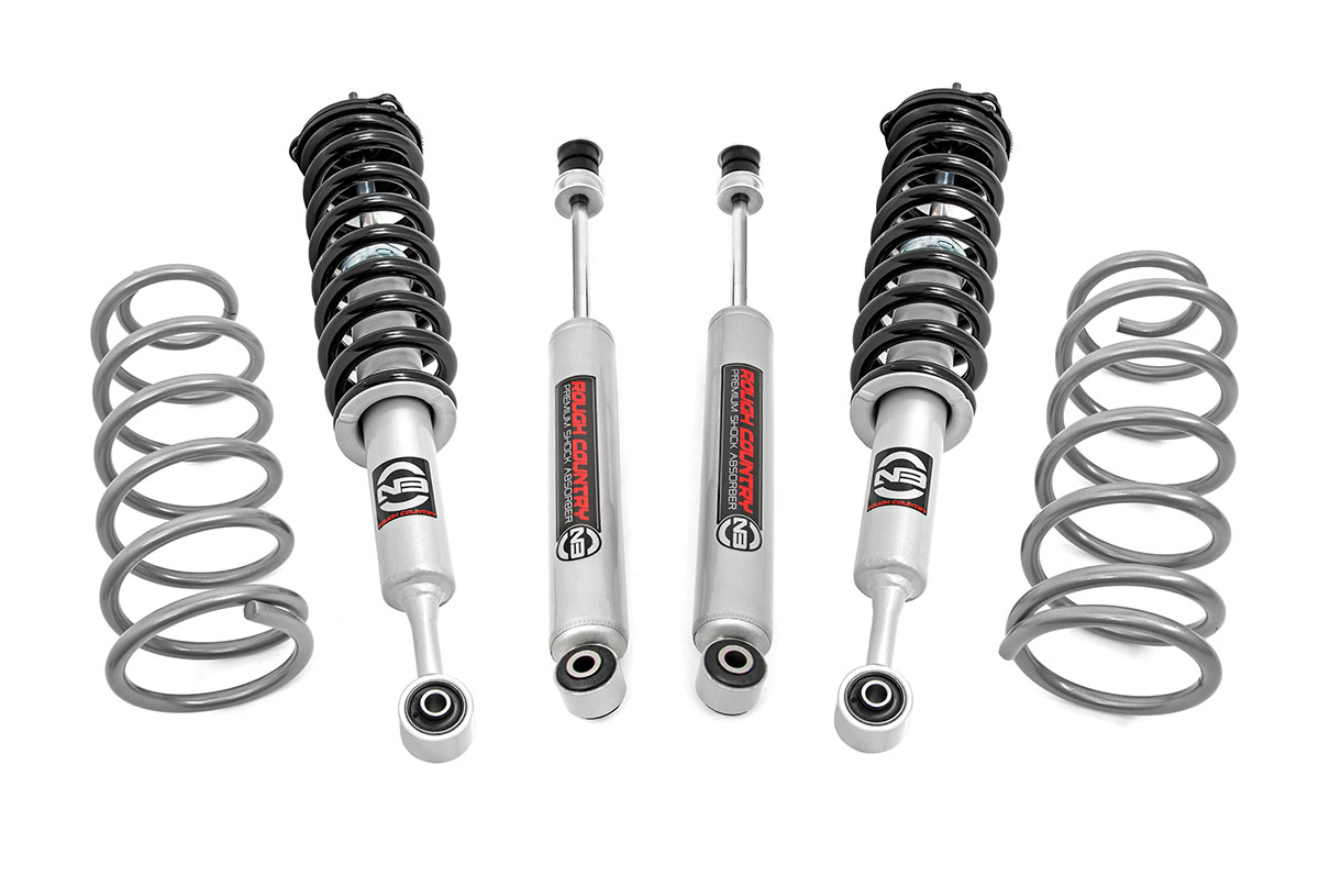 Rough Country 3 Inch Lift Kit RR Coils N3 Struts Toyota 4Runner 4WD (2010-2024)