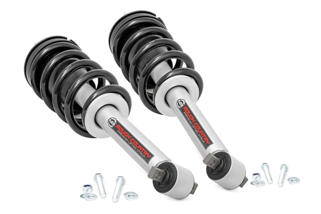 Rough Country Loaded Strut Pair 3.5 Inch Lift Chevy/GMC 1500 (14-18 & Classic)