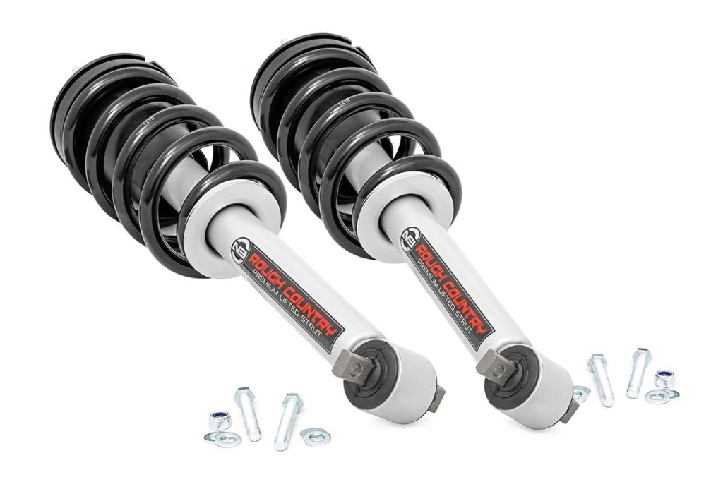 Rough Country Loaded Strut Pair 5 Inch Chevy/GMC 1500 2WD/4WD (14-18 & Classic)