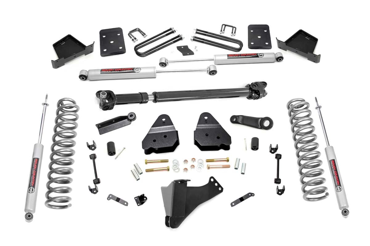 Rough Country 6 Inch Lift Kit No OVLDS D/S Ford F-250/F-350 Super Duty 4WD (17-22)