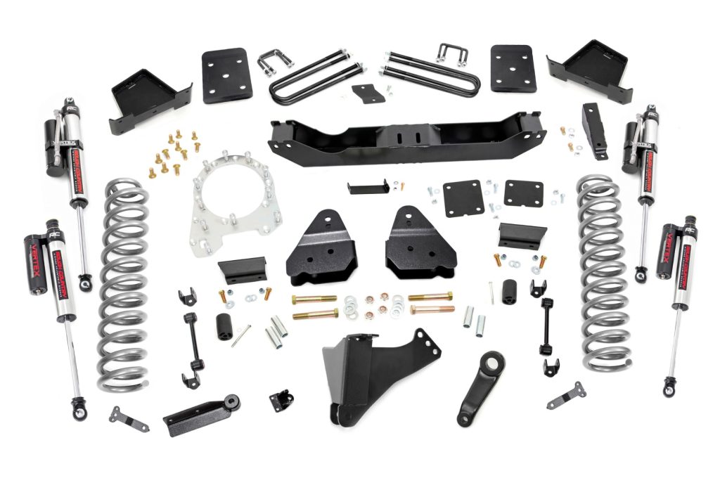 Rough Country 6 Inch Lift Kit Diesel No OVLD Vertex Ford F-250/F-350 Super Duty (17-22)