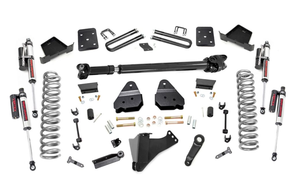 Rough Country 6 Inch Lift Kit OVLDS D/S Vertex Ford F-250/F-350 Super Duty (17-22)