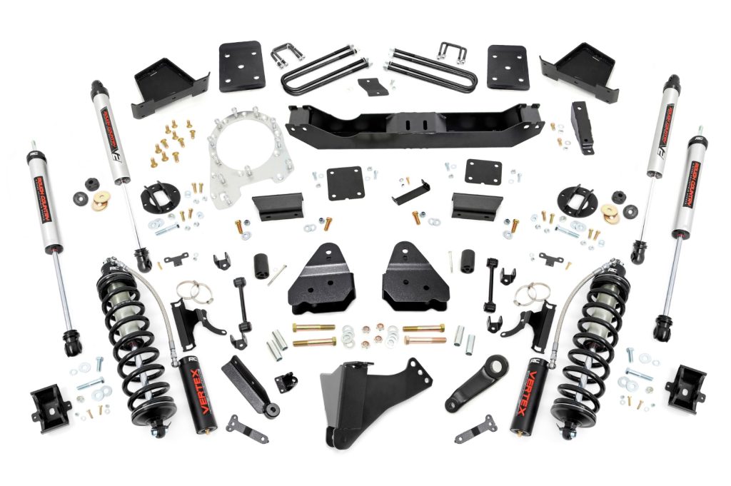 Rough Country 6 Inch Lift Kit No OVLDS C/O V2 Ford F-250/F-350 Super Duty 4WD (17-22)