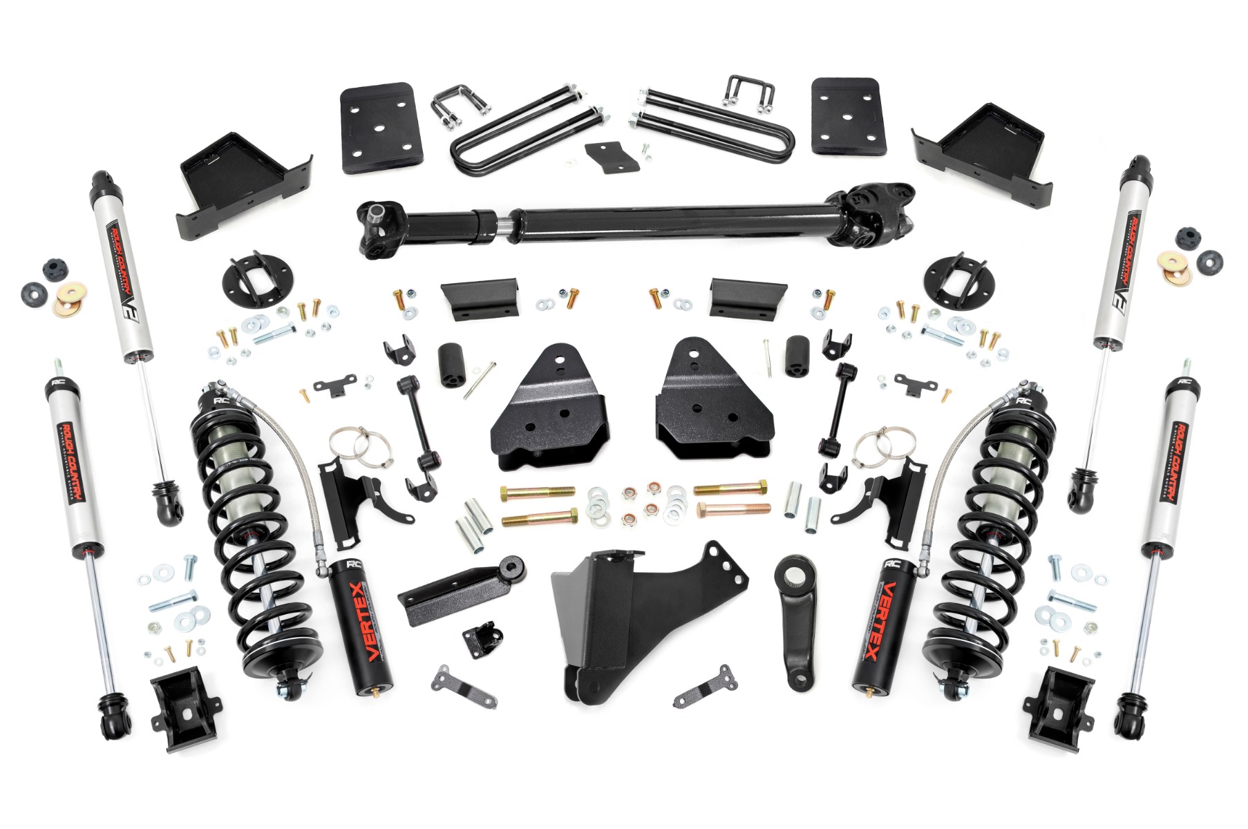 Rough Country 6 Inch Lift Kit OVLDS D/S C/O V2 Ford F-250/F-350 Super Duty (17-22)