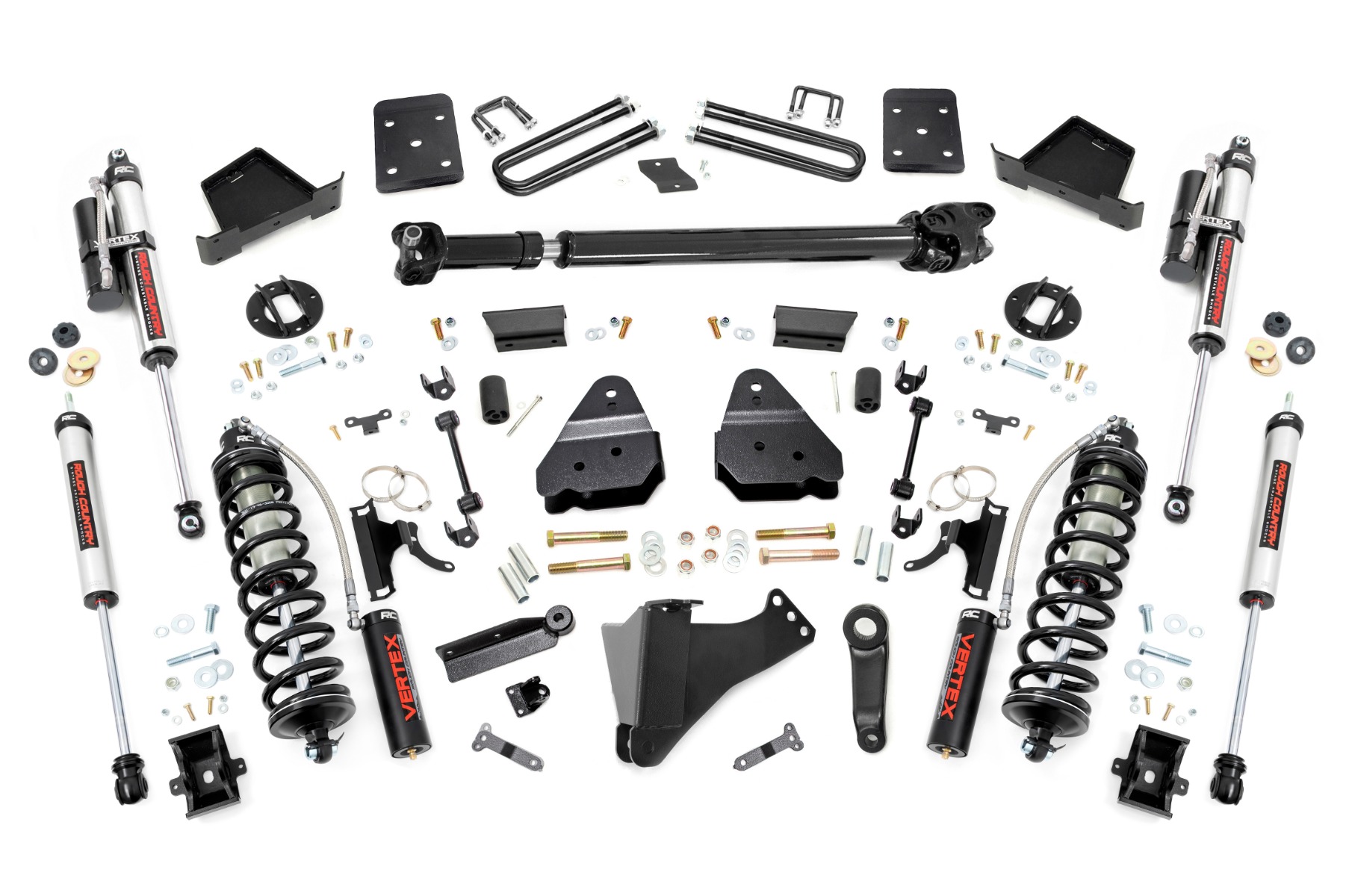Rough Country 6 Inch Lift Kit No OVLDS D/S C/O Vertex Ford F-250/F-350 Super Duty (17-22)