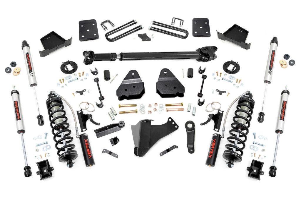 Rough Country 4.5 Inch Lift Kit D/S C/O V2 Ford F-250/F-350 Super Duty 4WD (17-22)