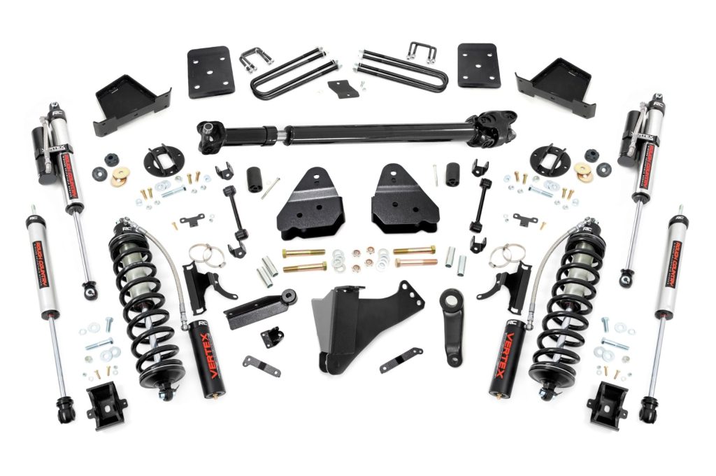 Rough Country 4.5 Inch Lift Kit FR D/S C/O Vertex Ford F-250/F-350 Super Duty (17-22)