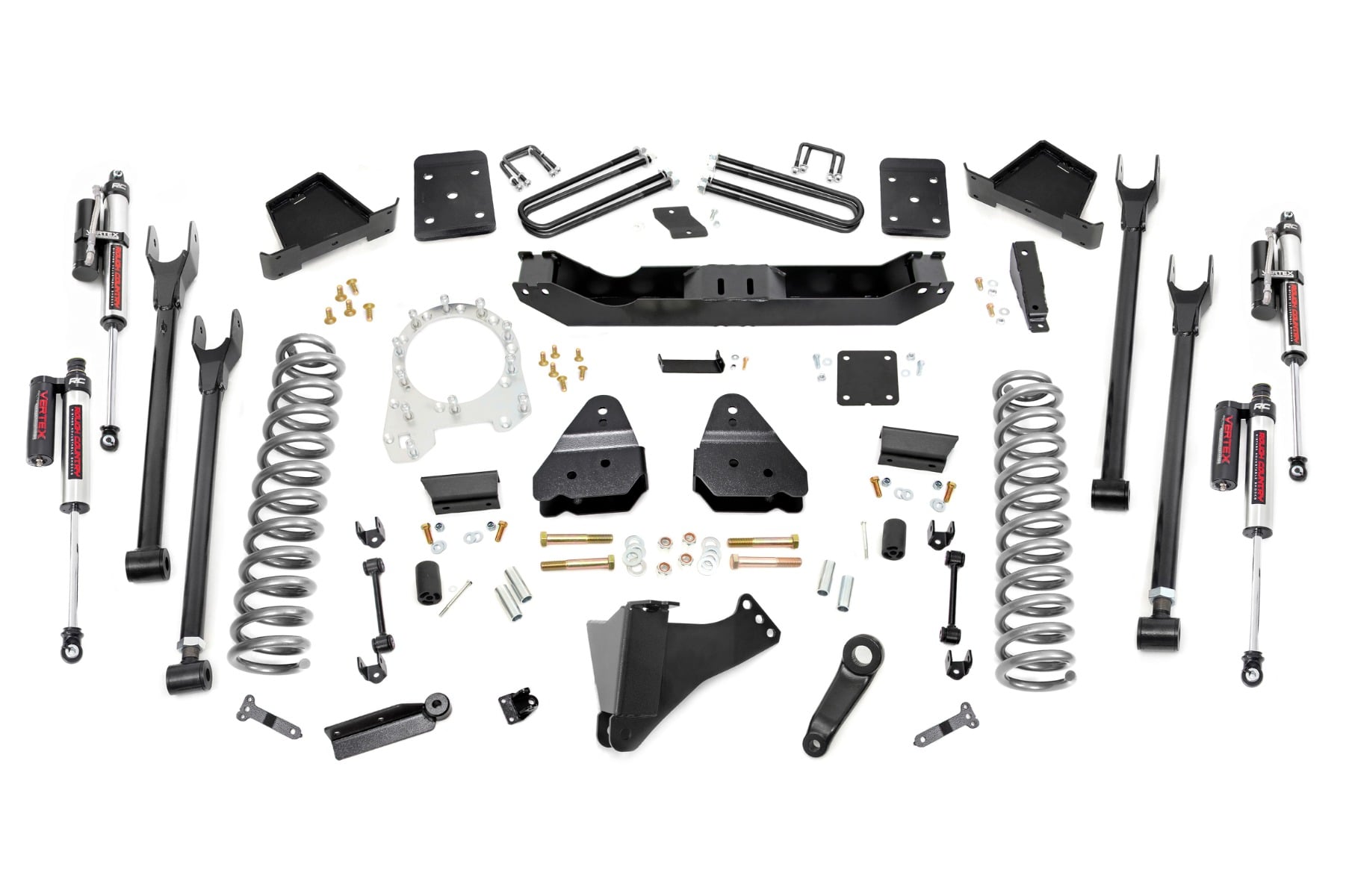 Rough Country 6 Inch Lift Kit 4-Link OVLD Vertex Ford F-250/F-350 Super Duty (17-22)