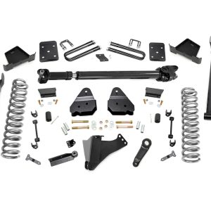 Rough Country 6 Inch Lift Kit Diesel 4-Link FR D/S Vertex Ford F-250/F-350 Super Duty (17-22)