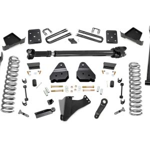 Rough Country 6 Inch Lift Kit Diesel 4 Link D/S Vertex Ford F-250/F-350 Super Duty (17-22)