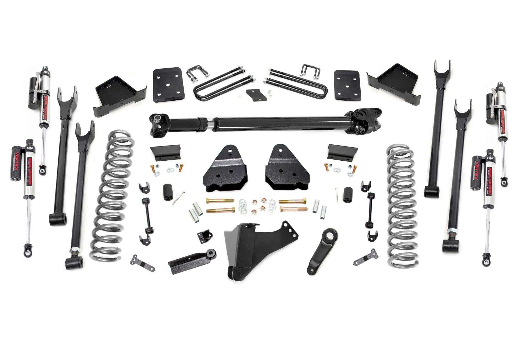 Rough Country 6 Inch Lift Kit 4-Link D/S Vertex Ford F-250/F-350 Super Duty (17-22)