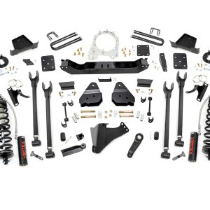 Rough Country 6 Inch Lift Kit 4-Link No OVLD C/O V2 Ford F-250/F-350 Super Duty (17-22)