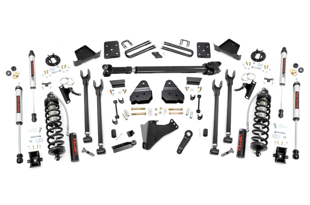 Rough Country 6 Inch Lift Kit 4-Link D/S C/O V2 Ford F-250/F-350 Super Duty (17-22)