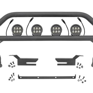 Rough Country Nudge Bar 3.5 Inch Round Led (x4) Ford Bronco 4WD (2021-2026)