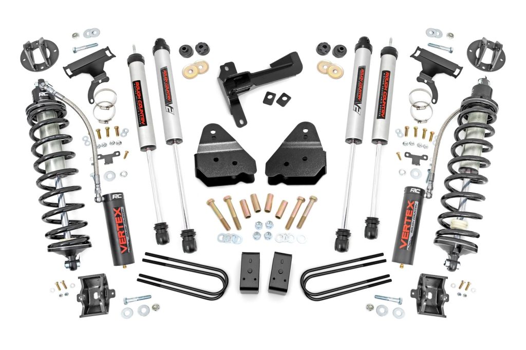 Rough Country 3 Inch Lift Kit Coilover Conversion Ford F-250 Super Duty 4WD (2005-2007)