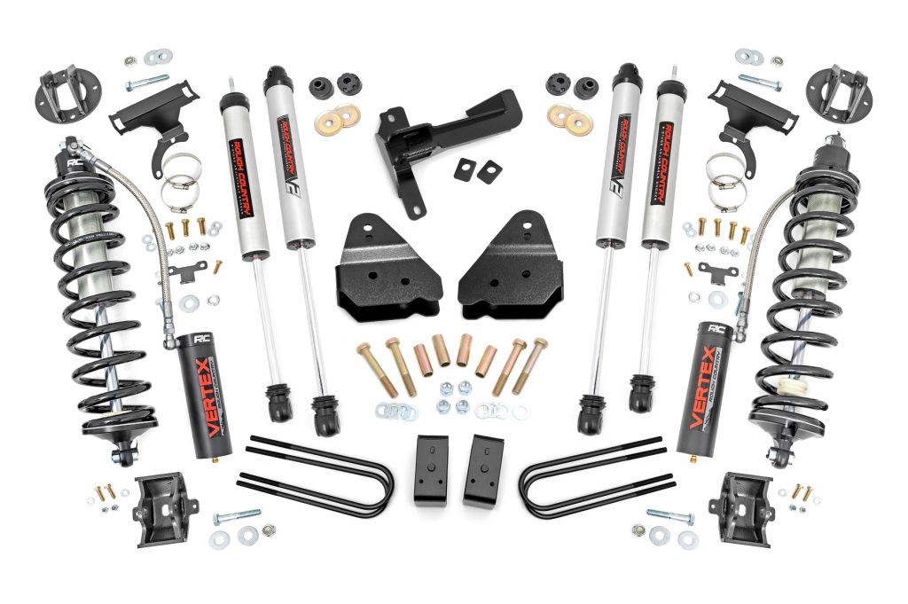Rough Country 3 Inch Lift Kit Coilover Conversion Ford F-250 Super Duty 4WD (2011-2016)