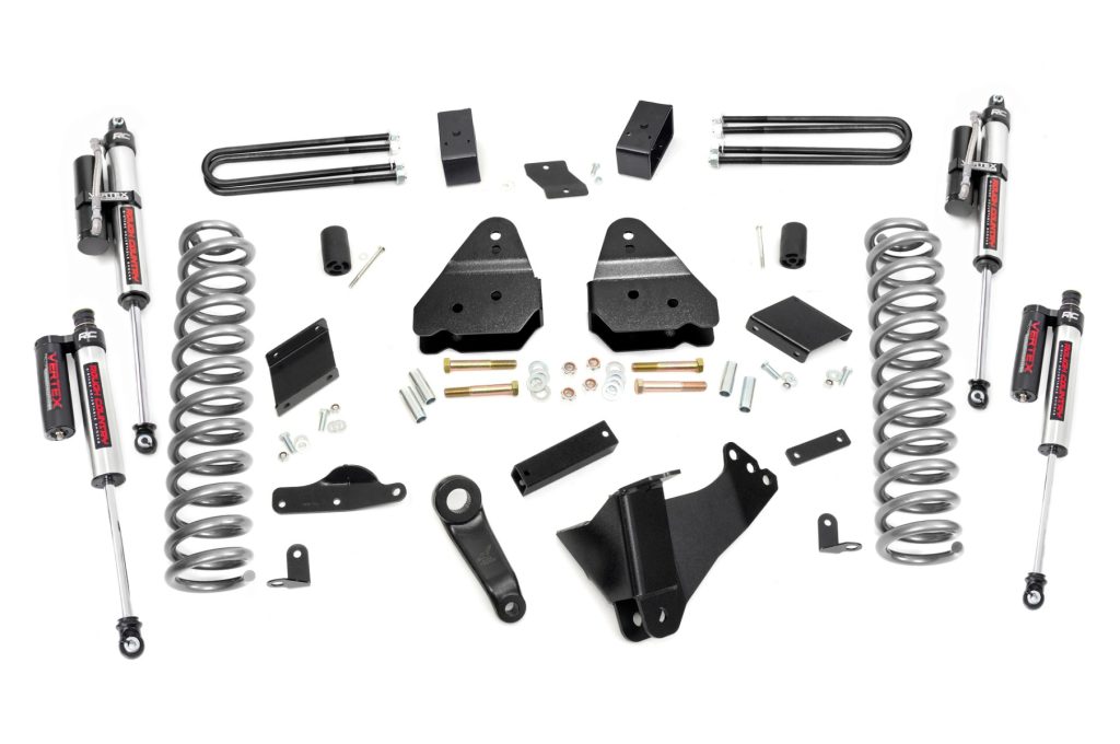 Rough Country 4.5 Inch Lift Kit No OVLD Vertex Ford F-250 Super Duty 4WD (2011-2014)