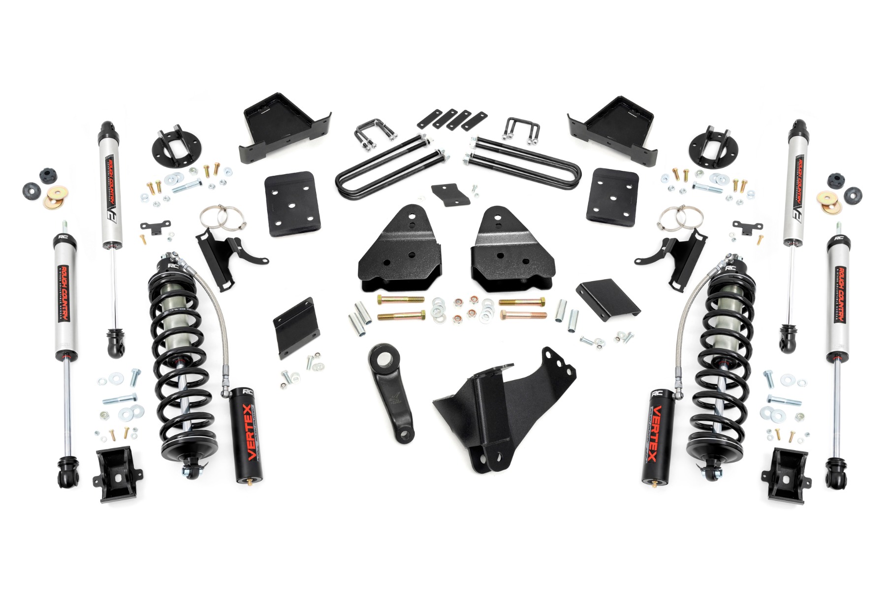 Rough Country 4.5 Inch Lift Kit No OVLD C/O V2 Ford F-250 Super Duty 4WD (15-16)
