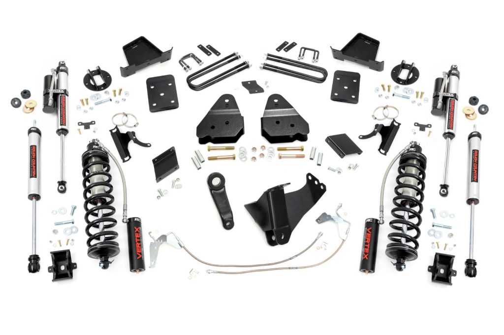 Rough Country 6 Inch Lift Kit Gas OVLD C/O Vertex Ford F-250 Super Duty (11-14)