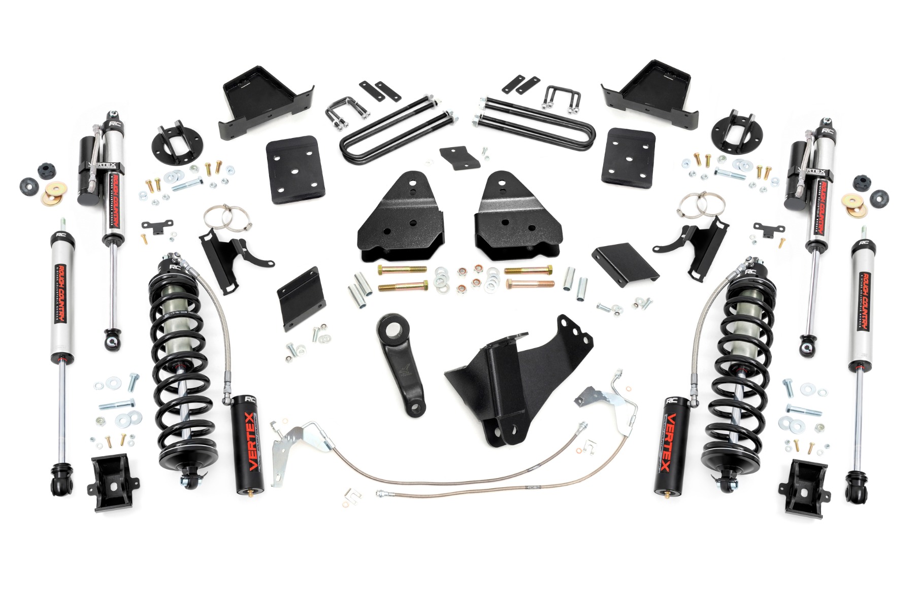 Rough Country 6 Inch Lift Kit Diesel No OVLD C/O Vertex Ford F-250 Super Duty (15-16)