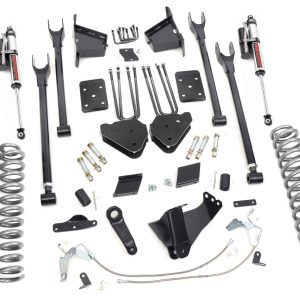 Rough Country 6 Inch Lift Kit 4-Link No OVLD Vertex Ford F-250 Super Duty (11-14)
