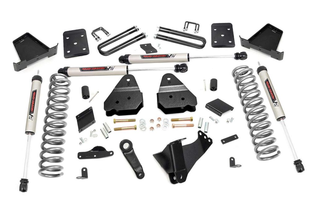 Rough Country 4.5 Inch Lift Kit No OVLD V2 Ford F-250 Super Duty 4WD (2015-2016)