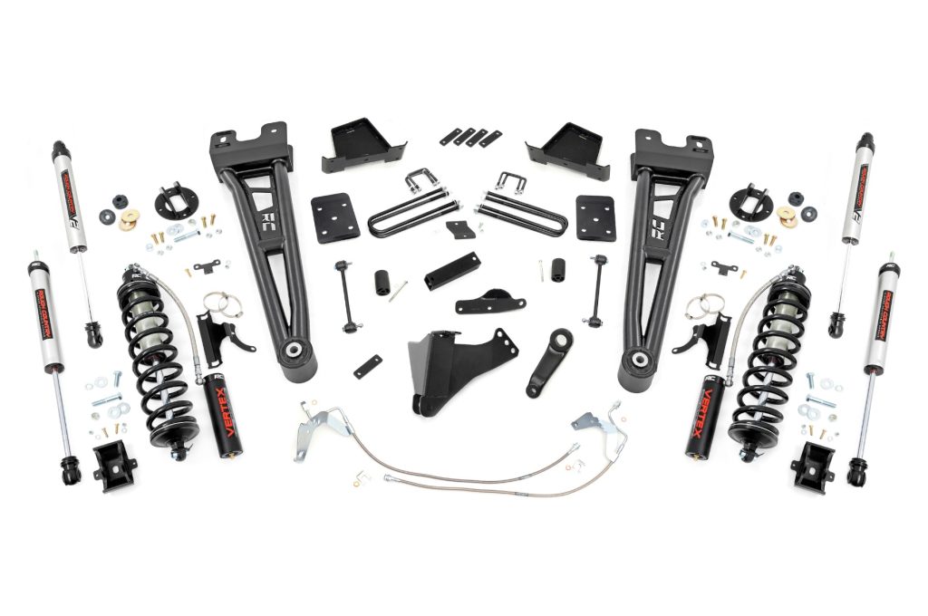 Rough Country 6 Inch Lift Kit Gas Radius Arm C/O V2 Ford F-250/F-350 Super Duty (08-10)