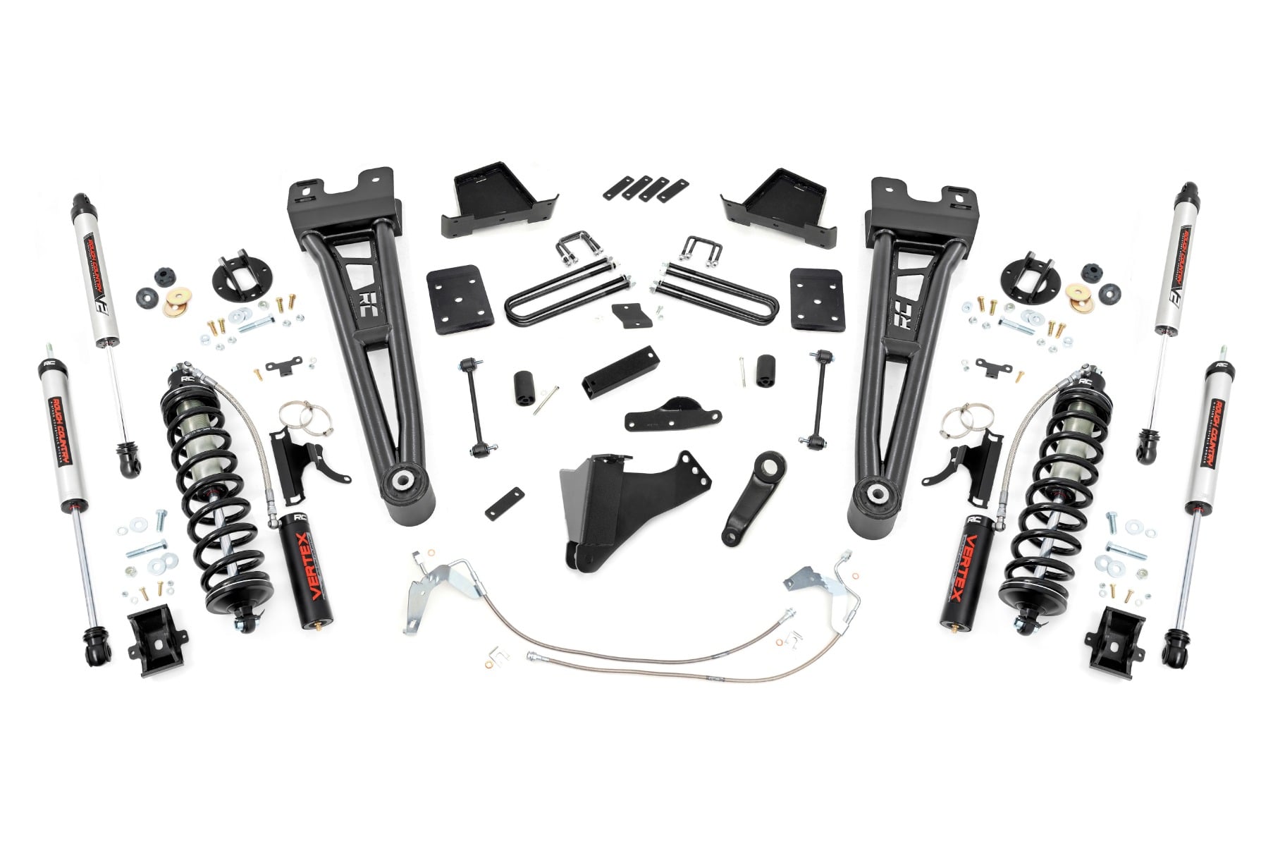 Rough Country 6 Inch Lift Kit Diesel Radius Arm C/O V2 Ford F-250/F-350 Super Duty (08-10)