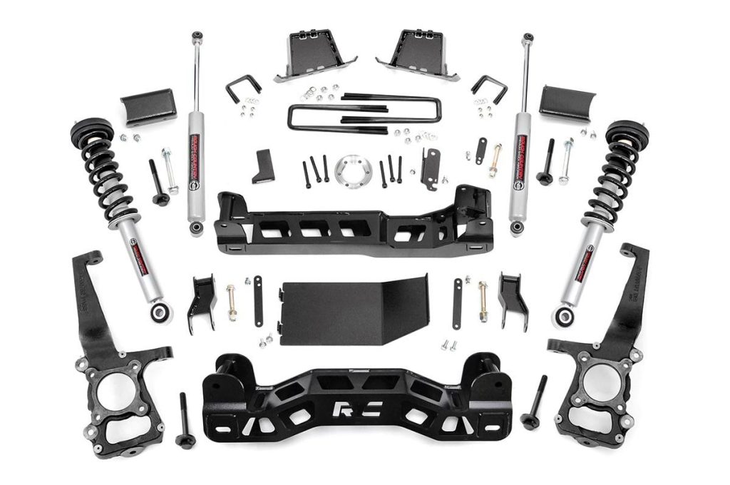 Rough Country 6 Inch Lift Kit N3 Struts Ford F-150 4WD (2011-2013)