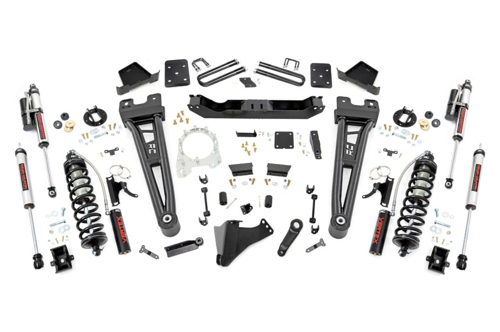 Rough Country 6 Inch Lift Kit R/A No OVLD C/O Vertex Ford F-250/F-350 Super Duty (17-22)