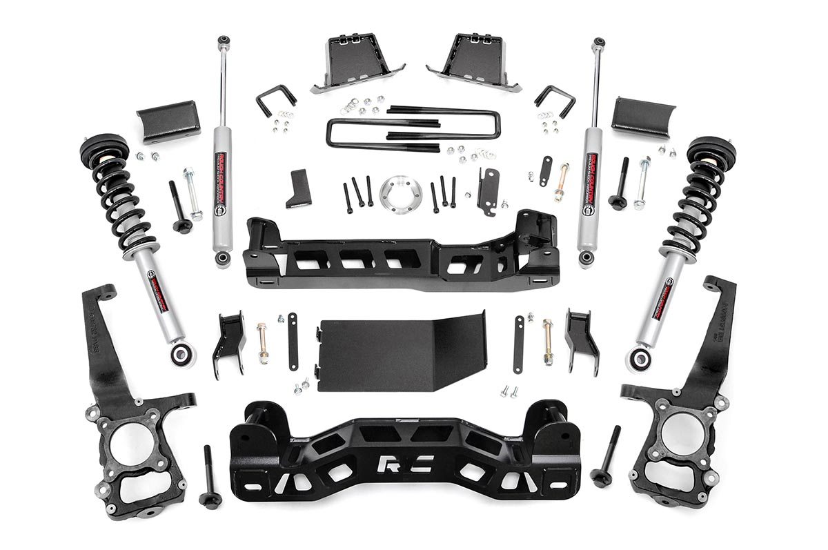 Rough Country 6 Inch Lift Kit N3 Struts Ford F-150 4WD (2009-2010)