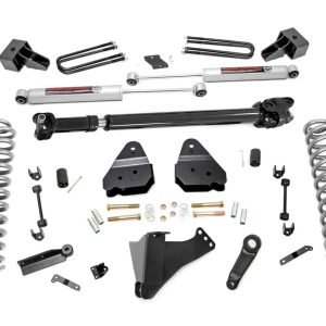 Rough Country 4.5 Inch Lift Kit DRW FR Drive Shaft Ford F-350 Super Duty 4WD (17-22)