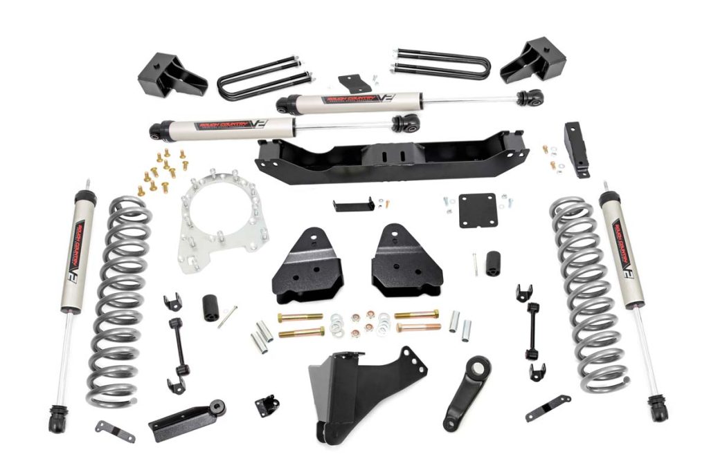 Rough Country 4.5 Inch Lift Kit Dually V2 Ford F-350 Super Duty 4WD (2017-2022)