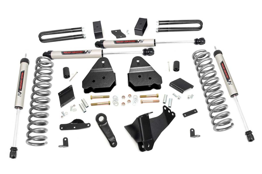 Rough Country 4.5 Inch Lift Kit No OVLD V2 Ford F-250 Super Duty 4WD (2011-2014)