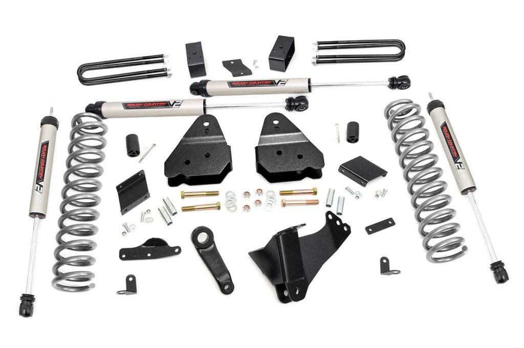 Rough Country 4.5 Inch Lift Kit OVLD V2 Ford F-250 Super Duty 4WD (2011-2014)