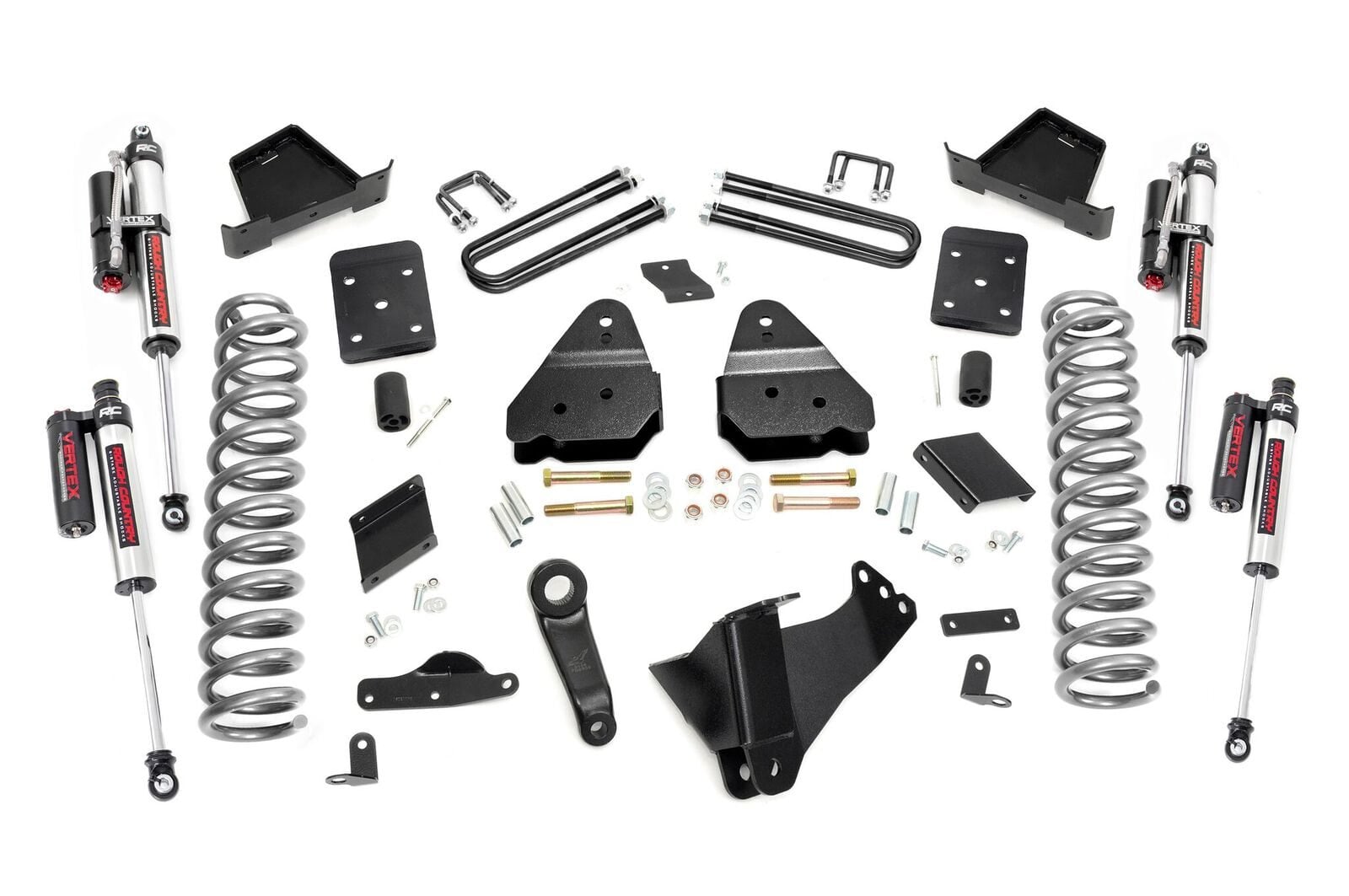 Rough Country 4.5 Inch Lift Kit No OVLD Vertex Ford F-250 Super Duty 4WD (2015-2016)