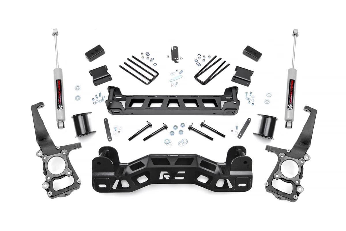 Rough Country 4 Inch Lift Kit Ford F-150 2WD (2009-2010)