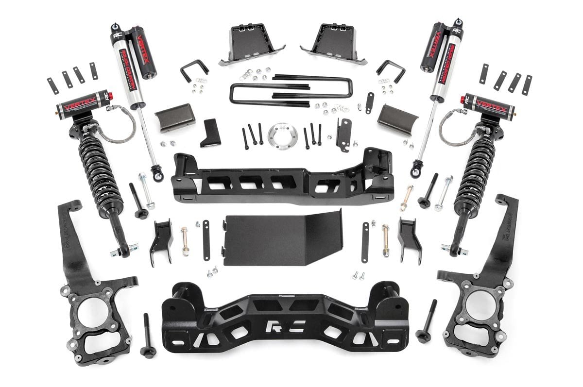 Rough Country 6 Inch Lift Kit Vertex Ford F-150 4WD (2014)