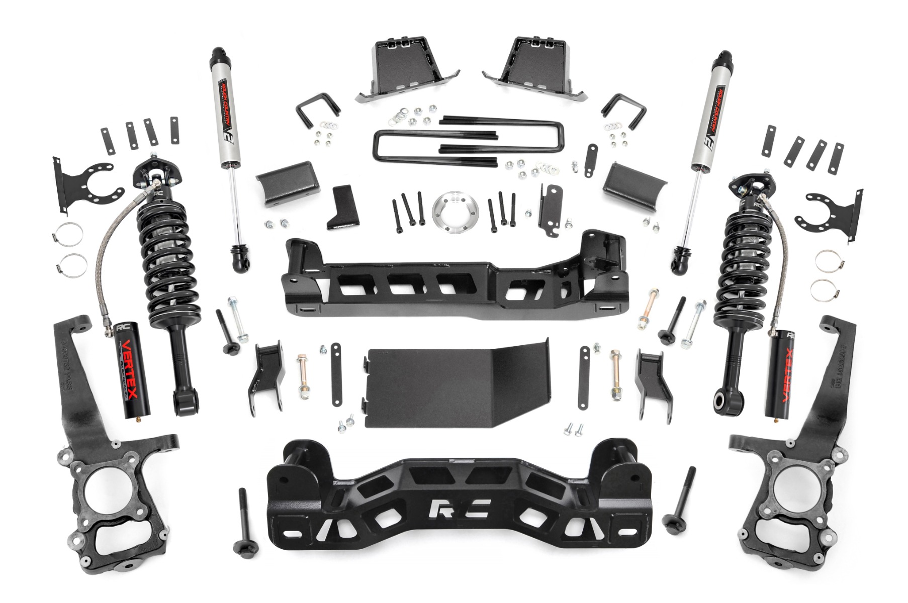 Rough Country 6 Inch Lift Kit Vertex/V2 Ford F-150 4WD (2011-2013)
