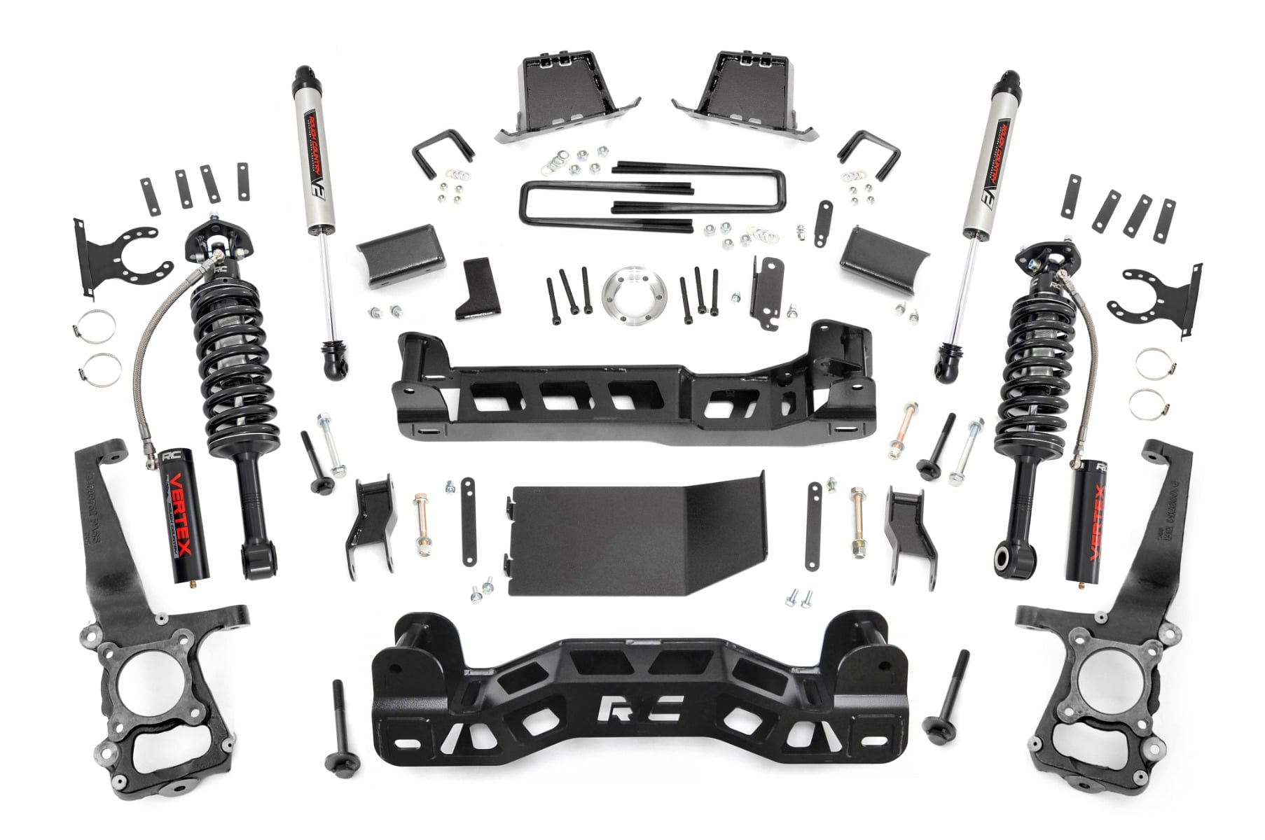 Rough Country 6 Inch Lift Kit Vertex/V2 Ford F-150 4WD (2009-2010)
